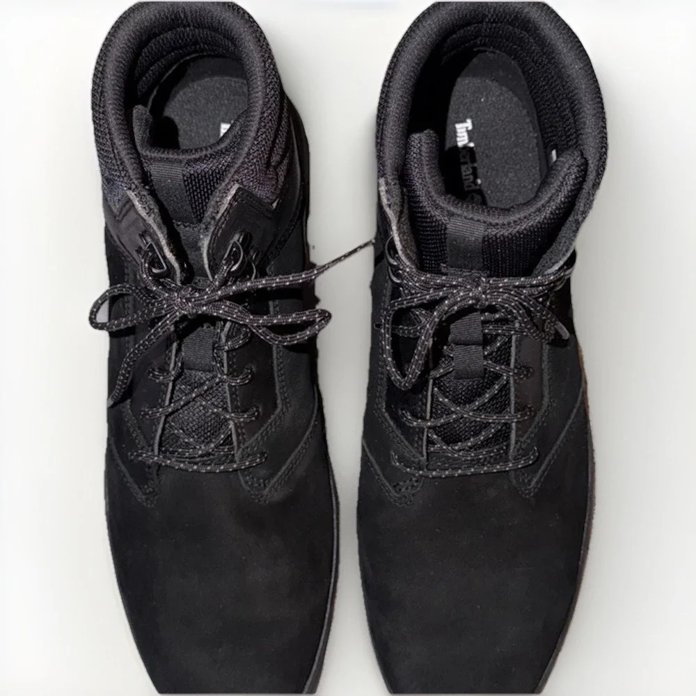 Timberland Graydon Mid Lightweight Chukka Boot Black Nubuck Men's Size 13 - Picture 3 of 11